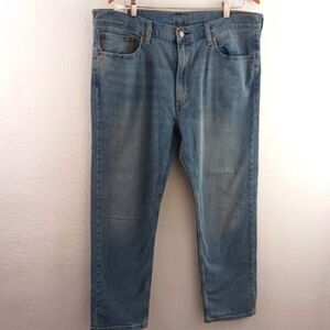 Levi's 502 blue straight leg jeans size 38×30